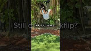 Backflip how to, the EASY way #backflip #tutorial #fitness