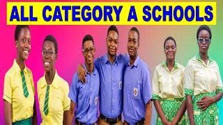 All Category A Schools in Ghana by Region