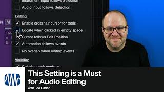 This Setting is a MUST for Audio Editing in Studio One | PreSonus