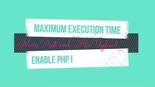 WHM PHP Configurations Maximum Execution Time, File Upload Size, Max Post Size ionCube Loader