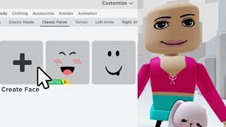 YOU CAN CREATE YOUR OWN ROBLOX FACES 