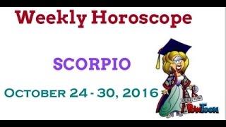 Free weekly horoscope for Scorpio - October 24 to 33, 2016