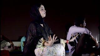 #Indian full moon #yoga on helipad in Abu Dhabi, UAE #IYD2022