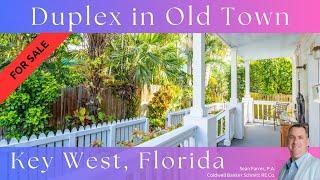 Old Town Key West Duplex For Sale - $1,400,000  827 Baptist Lane, #1 and #2