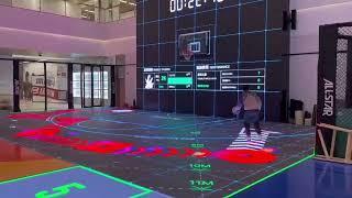 LED basketball game interactive experience ground display screen