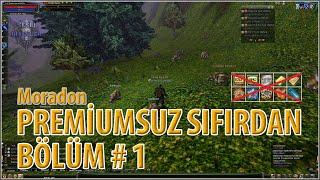 Premiumsuz Char Kasma Bölüm #1 - Moradon Town - Solo Sıfır Başlayan Ne Yapabilir - Sesli Bilgiler TR