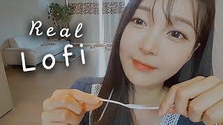 ASMR Lofi Mic nom nom️Eating 폰카메라와 이어폰으로 만든 영상 イヤホン食べる音  吃耳机的声音