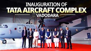 LIVE: PM Modi attends inauguration of TATA Aircraft Complex in Vadodara, Gujarat