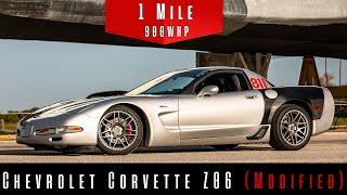 2002 Chevrolet Corvette Z06 (Modified) | Standing Mile Top Speed Test