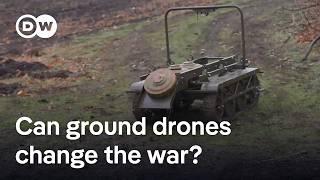 How Ukraine tries to change the battlefield with ground drones | DW News