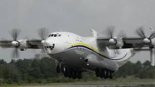 Самолёт Антонов Ан-22 «Антей», взлёт (2016) / Antonov An-22 «Antej» aircraft, takeoff (2016)