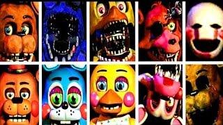 все скримеры из FNAF 2