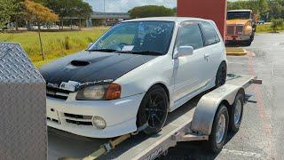 We imported a JDM car! 1997 Starlet Glanza V