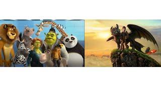 30-летие Dreamworks animation. Моменты любимых франшиз.