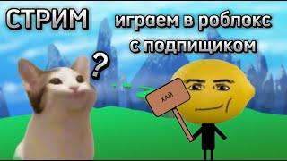 СТРИМ! играем в Roblox с подпищиками!