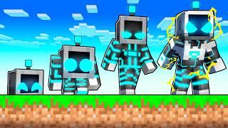 TeeVee Evolves as a ROBOT in Minecraft!