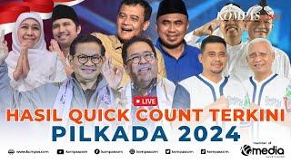 LIVE - Rekap Hasil Quick Count 100% dan Respons Para Calon di Pilkada 2024, Ada Kejutan?