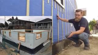 Nudura Insulated Concrete Forms (ICFs) & Siga Majvest Air/Weather Barrier - Full Video