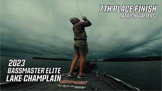 2023 Bassmaster Elite Series - Lake Champlain Patrick Walters Fishing