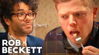 Rob Beckett & Richard Ayoade Try Russian Food | Travel Man | Rob Beckett