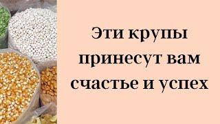 Эти крупы принесут вам счастье и успех.