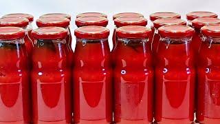 PASSATA DI POMODORO DEL NOSTRO ORTO fatta in casa conservata nei vasi