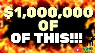 ️URGENT! BOUGHT A $1,000,000 OF WHAT?! (BEST STOCKS TO BUY NOW!)