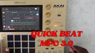 MPC 3.0 Beat Making from Scratch Real Quick Beat VACATION