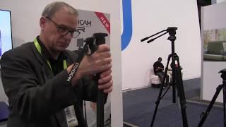 Tiffen's SteadiCam Air 25 monopod at NAB '18 for DemoCast Newscraft