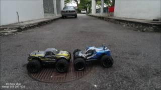 monster one brushless 1/10 and hsp brontosaurus drc toys