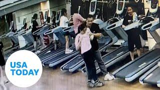 Woman loses consciousness on treadmill | USA TODAY