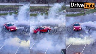 2021 SUPRA DOES THE MOST SPECTACULAR DONUTS #Shorts | DriveHub