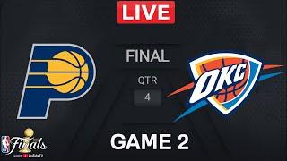 NBA LIVE! Oklahoma City Thunder vs Indiana Pacers Game 2 | June 9, 2025 NBA FINALS LIVE 2K