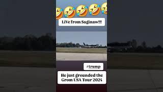 Live from Saginaw!!! Trump grounds the Grom Tour USA 2024