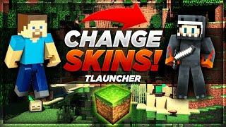 How to change Minecraft Skin! [Tlauncher - EASY - 2020]