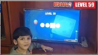 Red Ball 4 Level-59 | Kid's funny game walk through