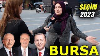 BURSA | Cumhurbaşkanlığı Sayaçlı Seçim Anketi / Sokak Röportajları | Seçim 2023