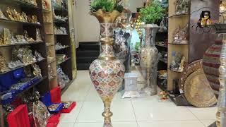 Brass Home & Garden Decorative Flower Pot - 4 .5 Feet (F465) || Flower Vase || 4.5 फीट का फूलदान