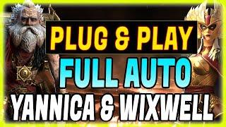 EASY FULL AUTO YANNICA WIXWELL HYDRA TEAM! TEST SERVER! RAID SHADOW LEGENDS