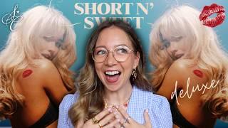 Sabrina Carpenter Short n' Sweet DELUXE reaction  (ft. Dolly Parton) plus Selena's surprise drop!