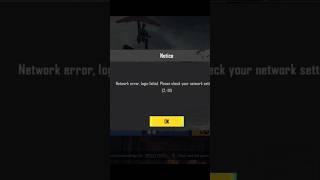 network error login failed please check your network settings pubg mobile | Pubg login problem 2024