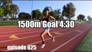 Can Evan run 4:30 1500m?