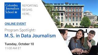 Columbia Program Spotlight: M.S. in Data Journalism