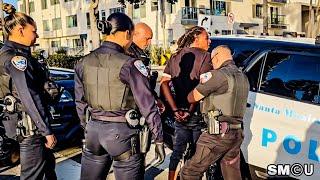 𝗣𝗔𝗥𝗢𝗟𝗘 𝗕𝗥𝗘𝗔𝗖𝗛: Santa Monica Police Arrest Man Allegedly Inhaling Nitrous Oxide at Crescent Bay Park