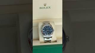 Rolex Oyster Perpetual 36mm Blue Dial – Timeless Elegance