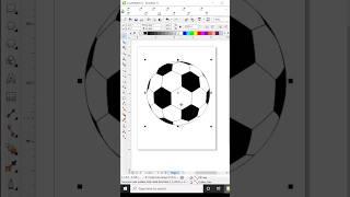 CorelDraw में फुटबॉल बनाए 100% New Trick #shorts #computer