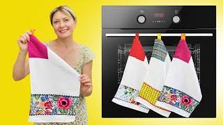 Give a Cheerful Touch to Your Kitchen / Reuse Your Scraps in Kitchen Towels / Sewing Techniques