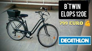 BICICLETTA PEDALATA ASSISTITA DECATHLON ELOPS 120e | LA MIA PRIMA EBIKE | B'TWIN CITY BIKE ELETTRICA