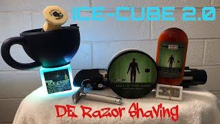 Phoenix Shaving ICE-CUBE 2.0 Preshave Soap, Shatterproof Scuttle, Will-O-The-Wisp~MÜHLE R41.