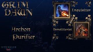 Grim Dawn 2H Melee Archon Purifier vs Moosilauke [SLI]